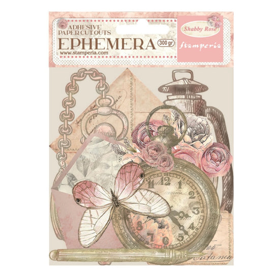 Shabby Rose Ephemera (32pcs) - Stamperia