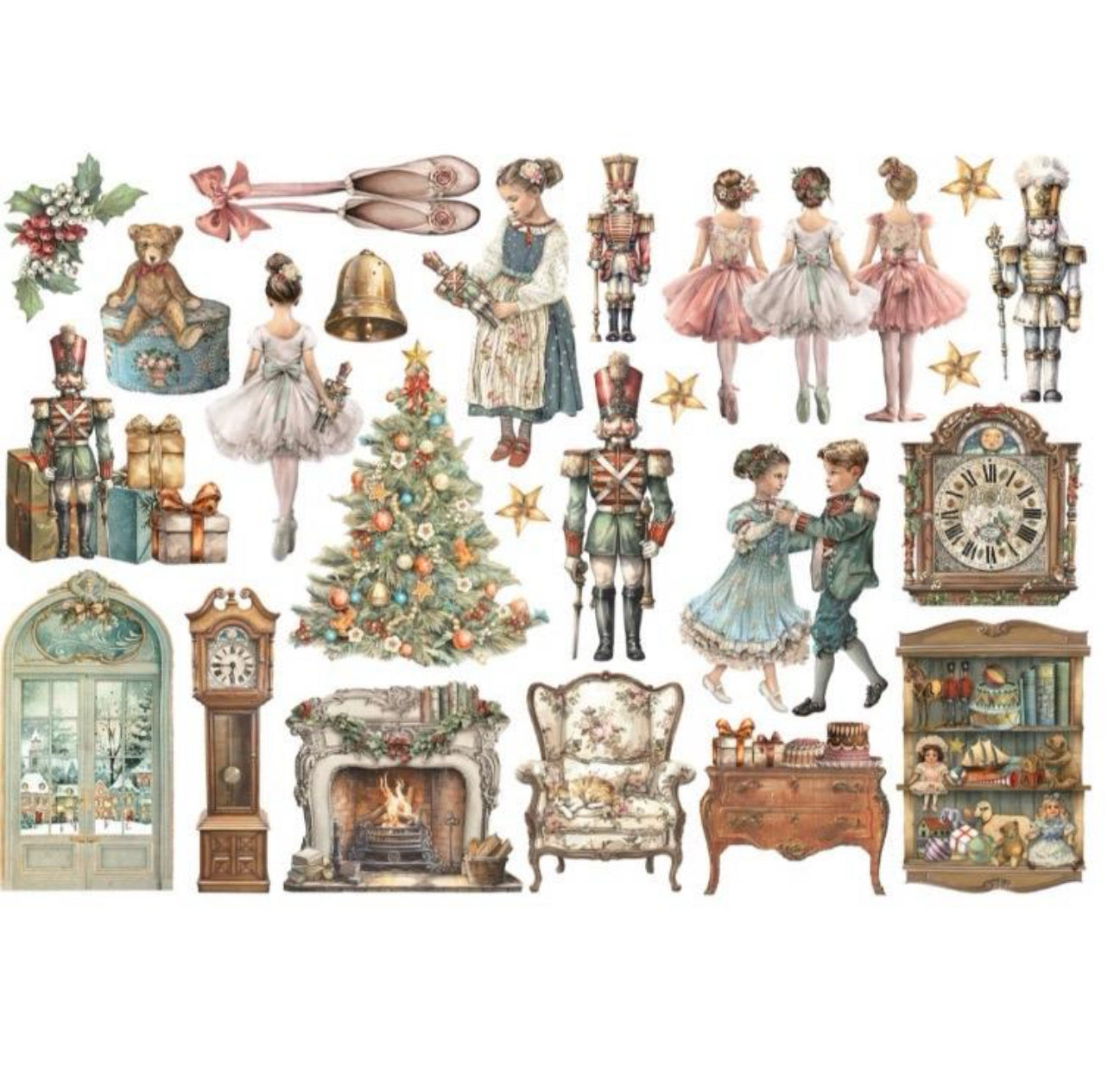 Stamperia - The Nutcracker Ephemera (24pcs)