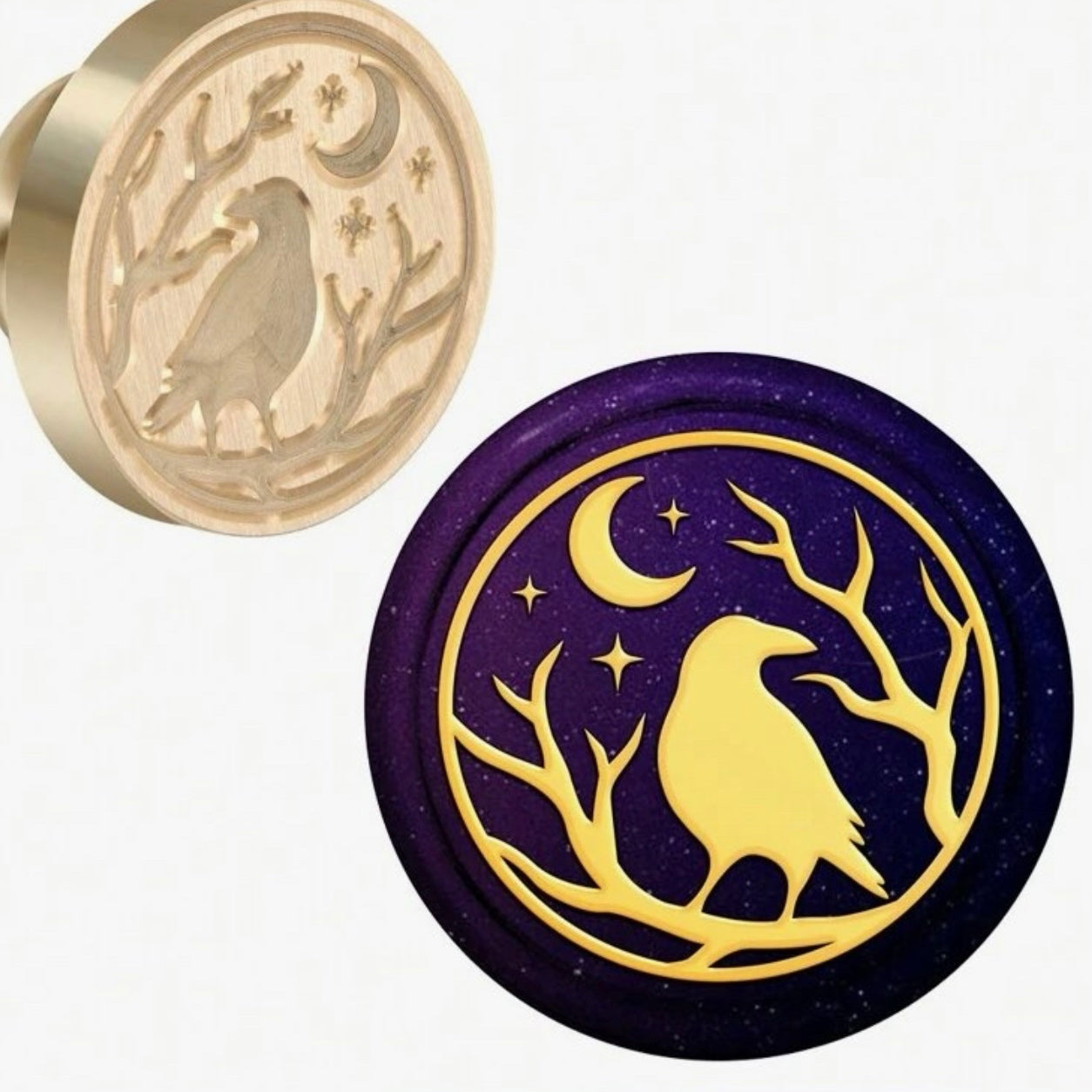 Raven Wax Stamp Head