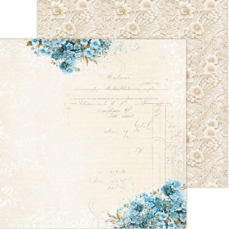 Dear Diary Forget-Me-Not 12x12 Inch Paper Pad - Lemoncraft