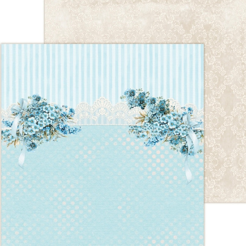 Dear Diary Forget-Me-Not 12x12 Inch Paper Pad - Lemoncraft