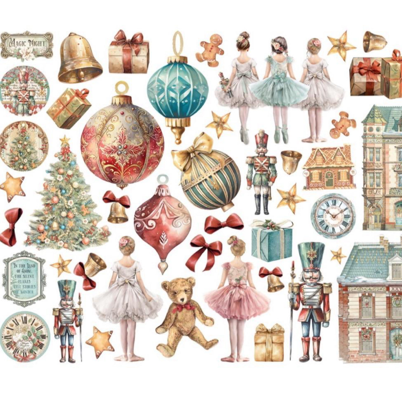 Stamperia - The Nutcracker Die Cuts Assorted (44pcs)