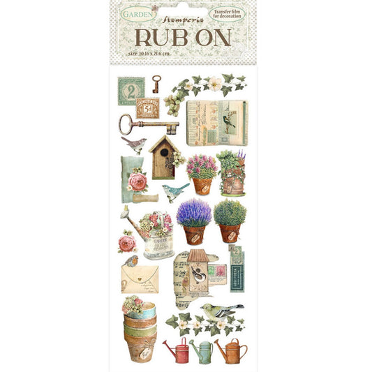 Garden Rub-On 4x8,5 Inch Nests