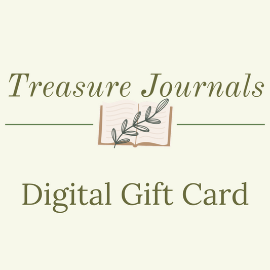 Treasure Journals Gift Card
