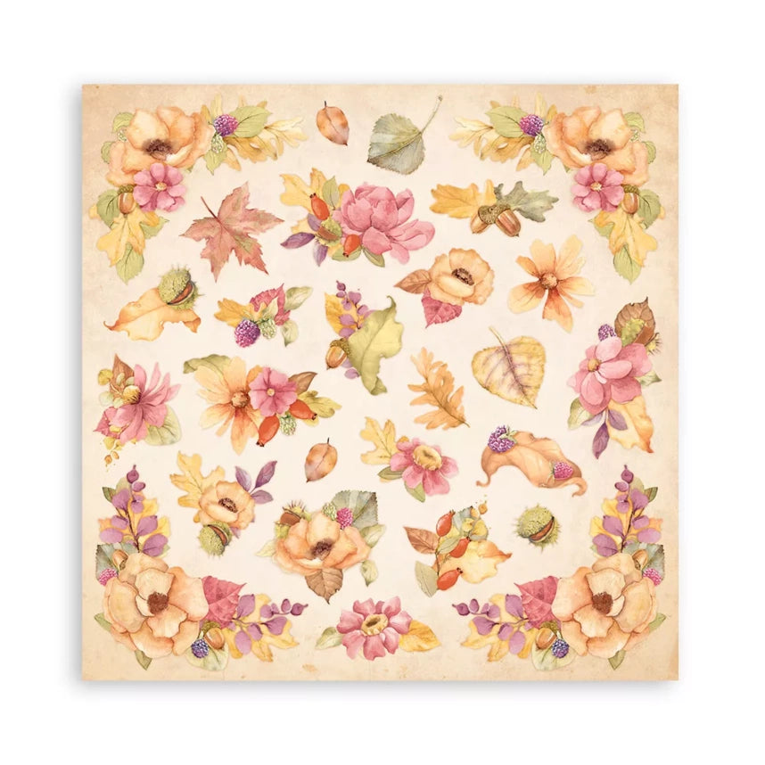 Stamperia Romantic Woodland Paper Pad 8x8 Inch