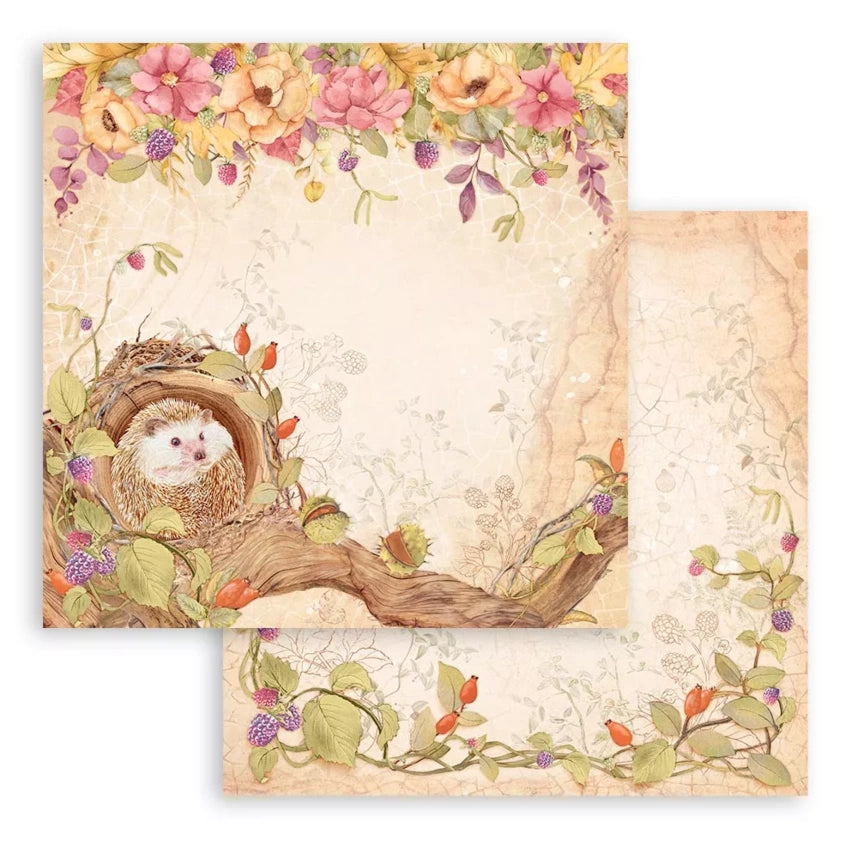 Stamperia Romantic Woodland Paper Pad 8x8 Inch