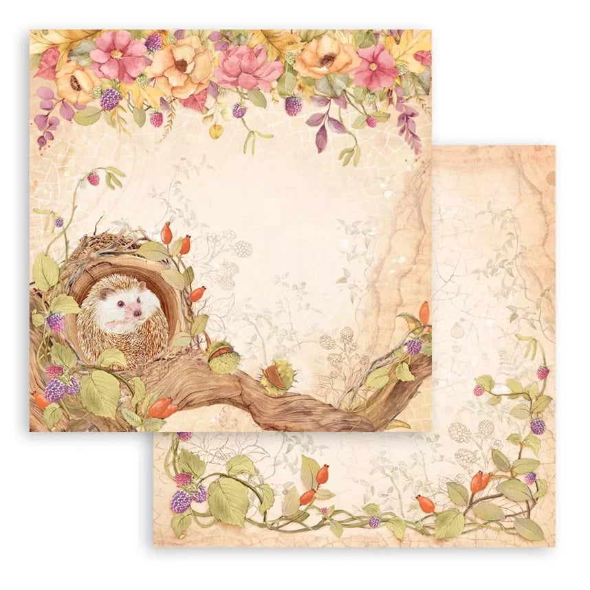 Stamperia Romantic Woodland Paper Pad 12x12 Inch