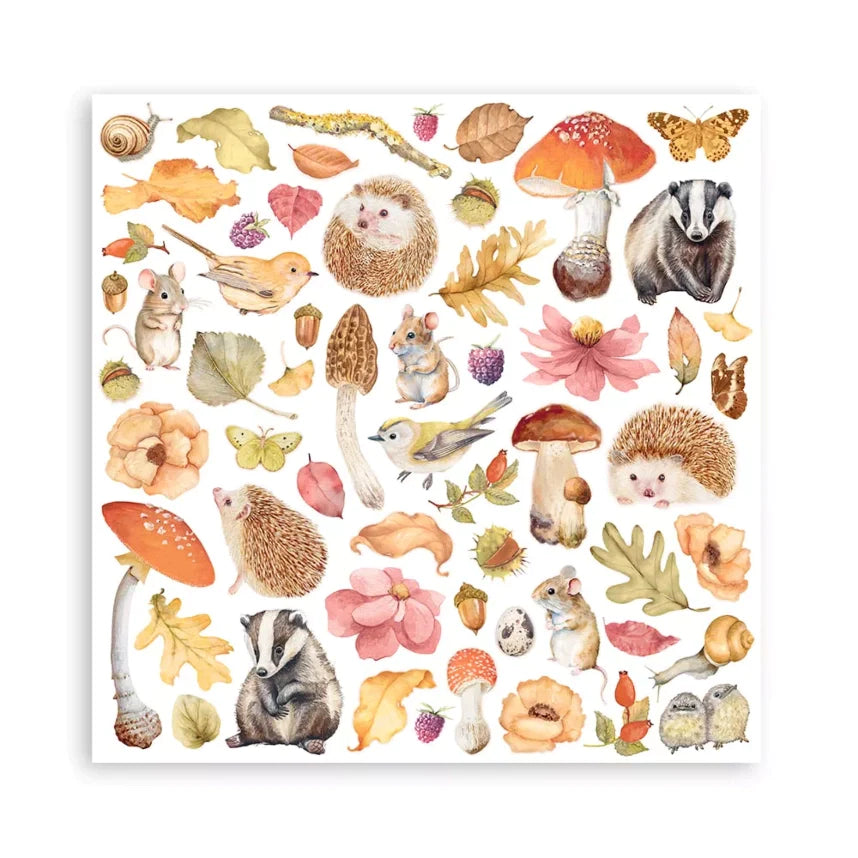 Stamperia Romantic Woodland Paper Pad 12x12 Inch