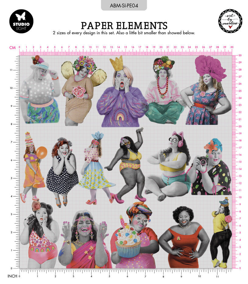 Luxury Paper Elements Fabulous Women - Art By Marlene