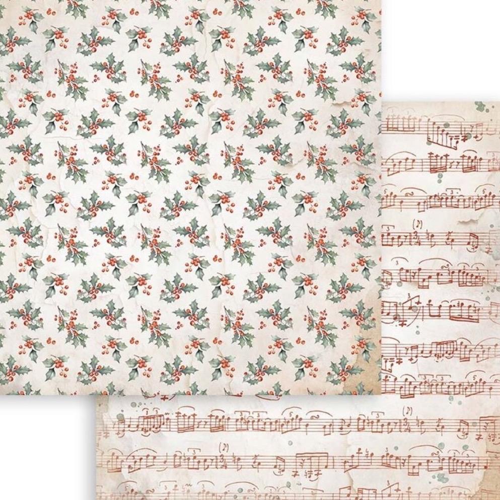 Stamperia - Gear up for Christmas 12x12 Inch Paper Pack Maxi Background Selection