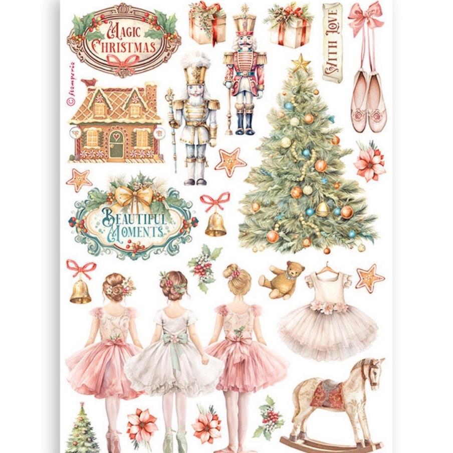 Stamperia - The NutCracker A5 Washi Pad (8pcs)