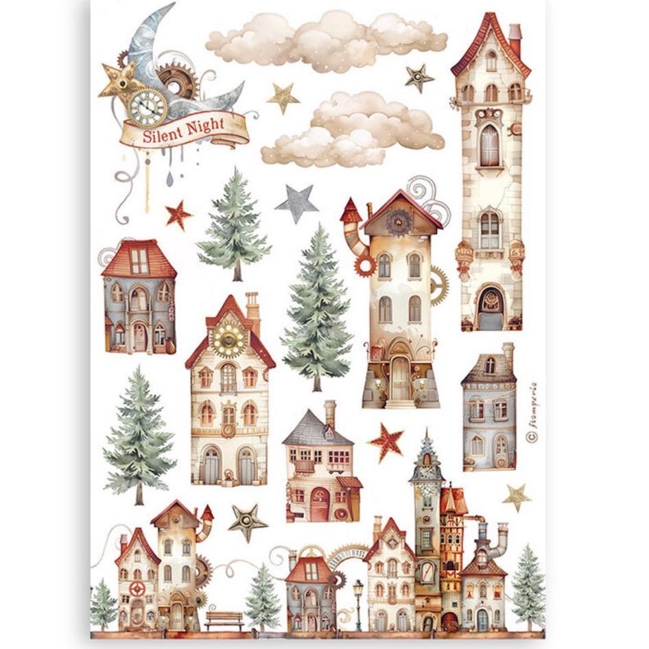 Stamperia - Gear up for Christmas A5 Washi Pad (8pcs)