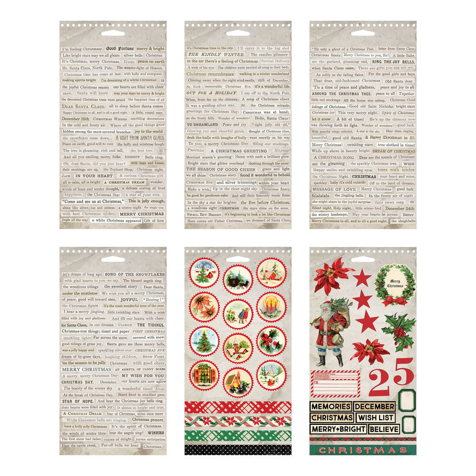 Tim Holtz Sticker Book Christmas