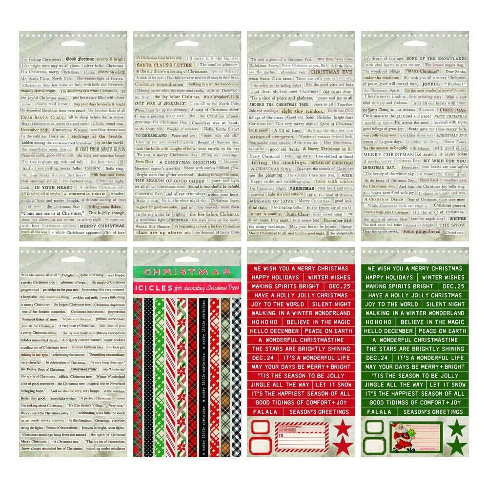 Tim Holtz Idea-ology Christmas Sticker Book 2023