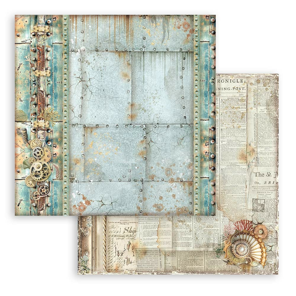 Songs of the Sea - Backgrounds Paper Pack - Stamperia