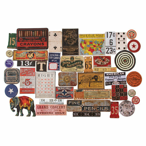 Tim Holtz Idea-Ology Die-cuts Baseboards Junk Drawer