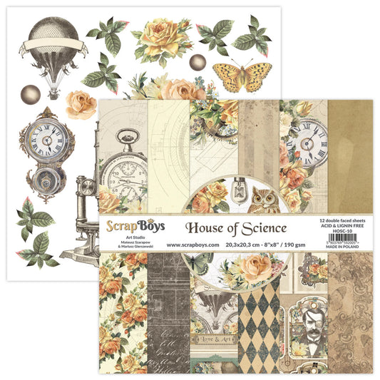 House Of Science 8x8" Paper Pad - ScrapBoys