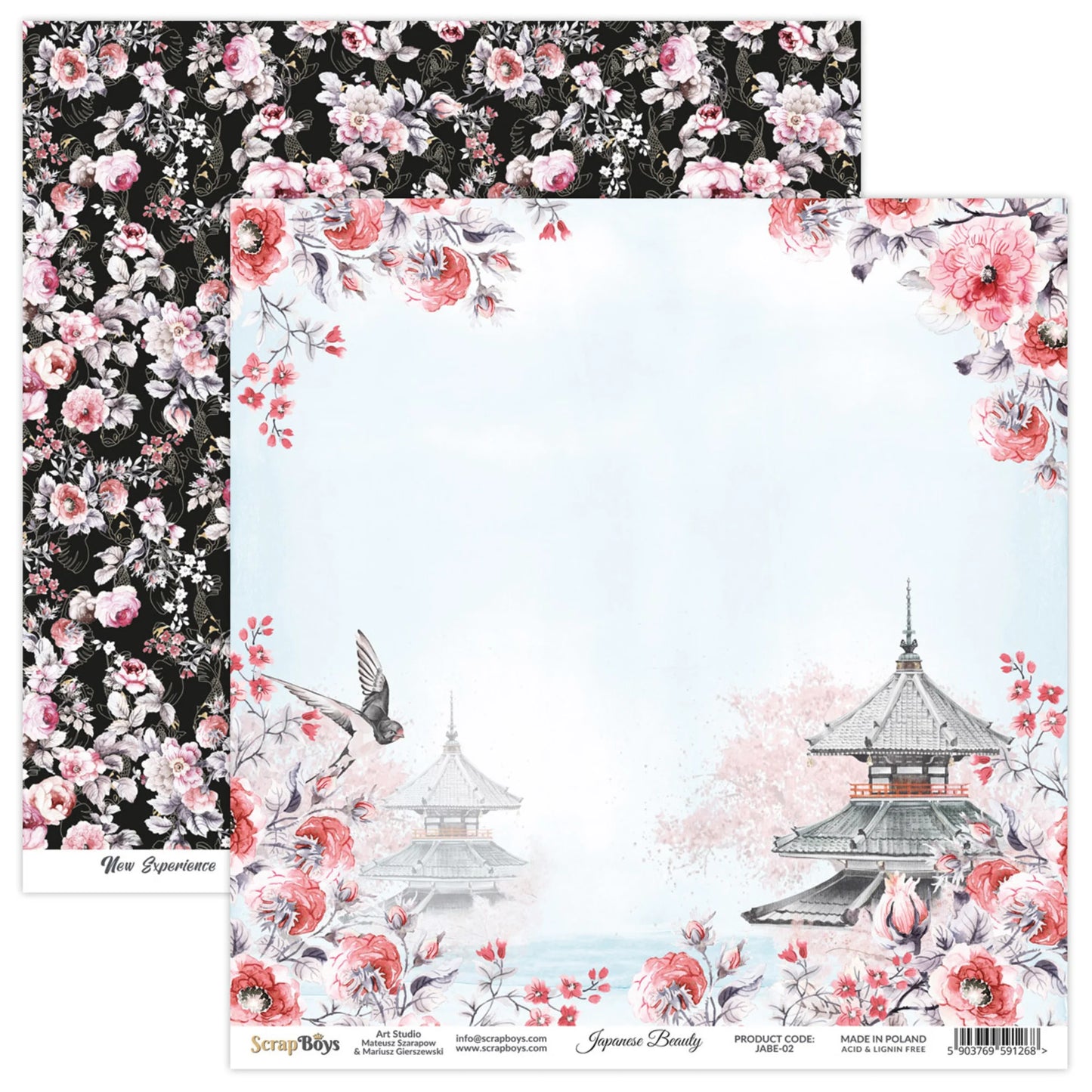 Japanese Beauty 8x8" Paper Pad - ScrapBoys