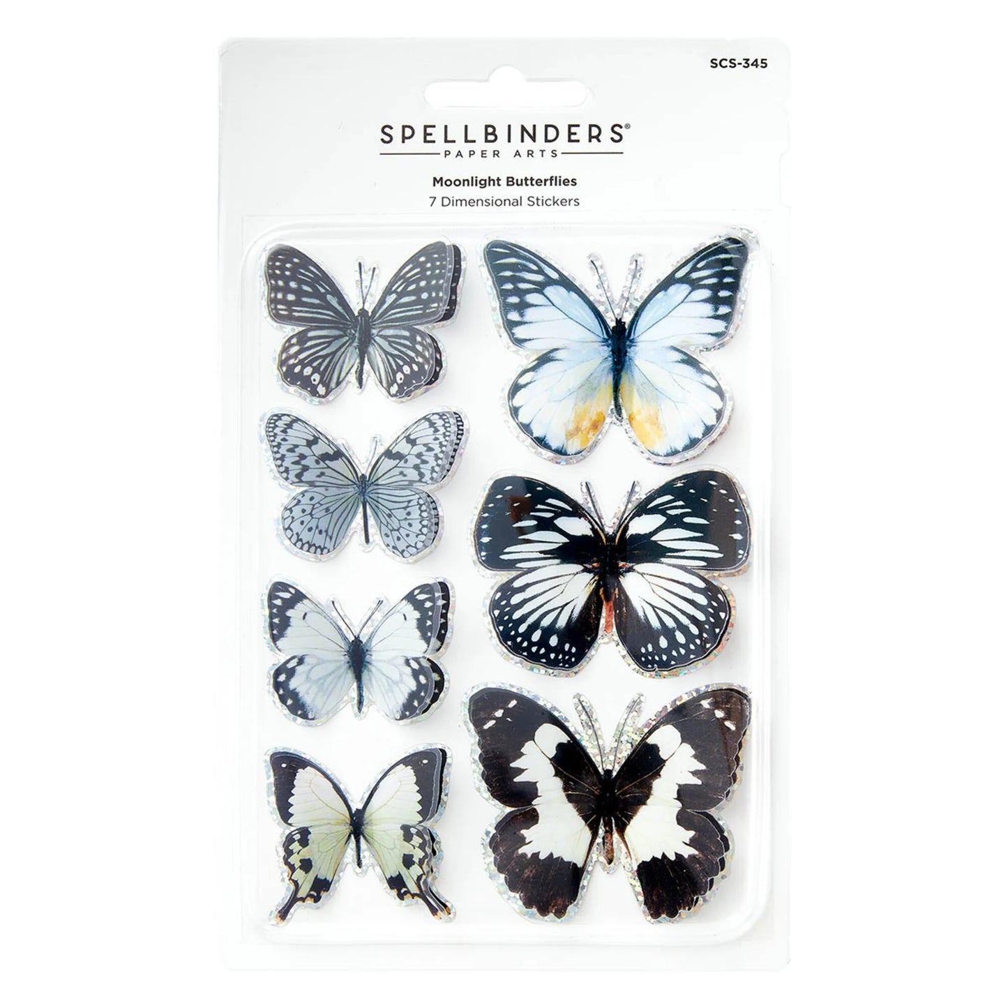 Moonlight  Dimensional Butterflies Stickers