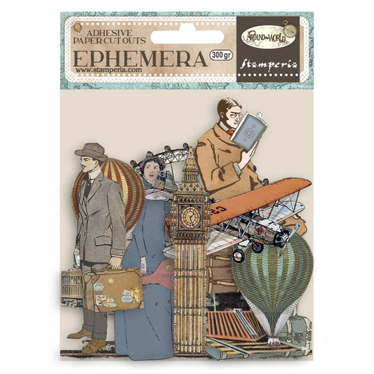 Around the World Ephemera (39pcs) by Stamperia