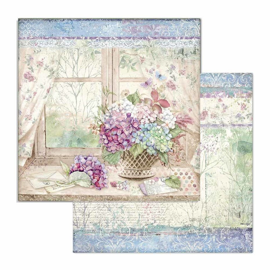 Hortensia 12x12 Inch Paper Pack - Stamperia