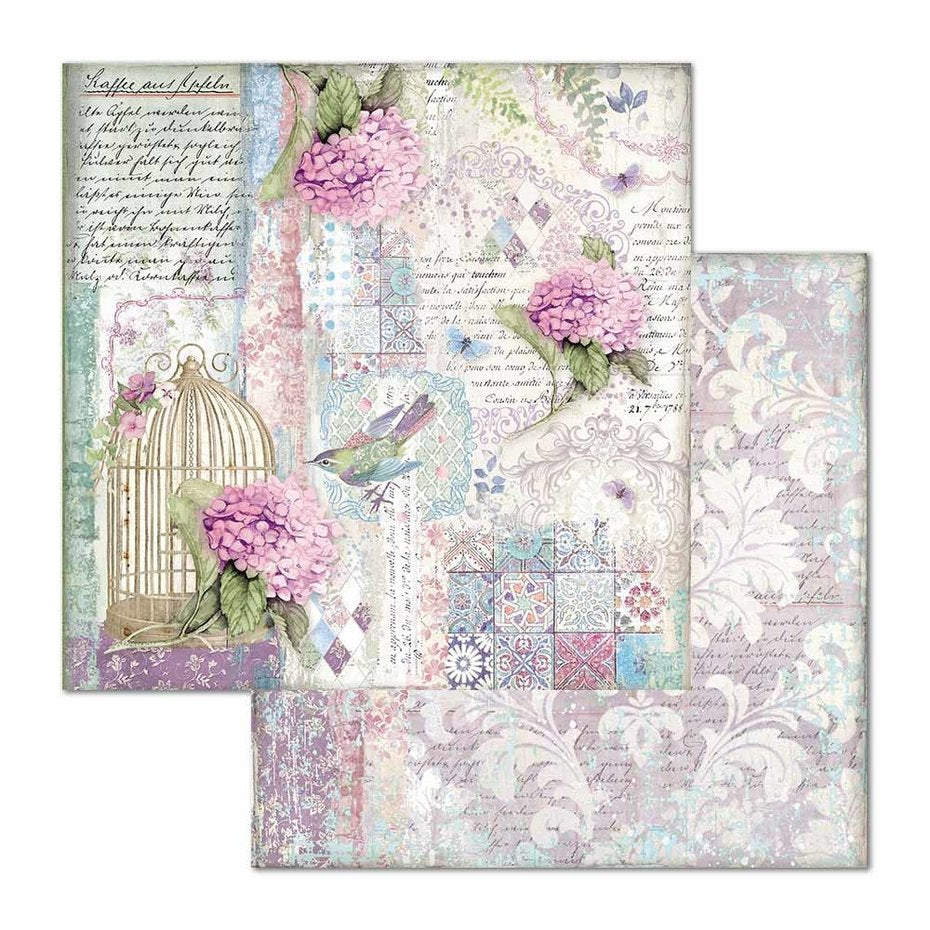 Hortensia 12x12 Inch Paper Pack - Stamperia