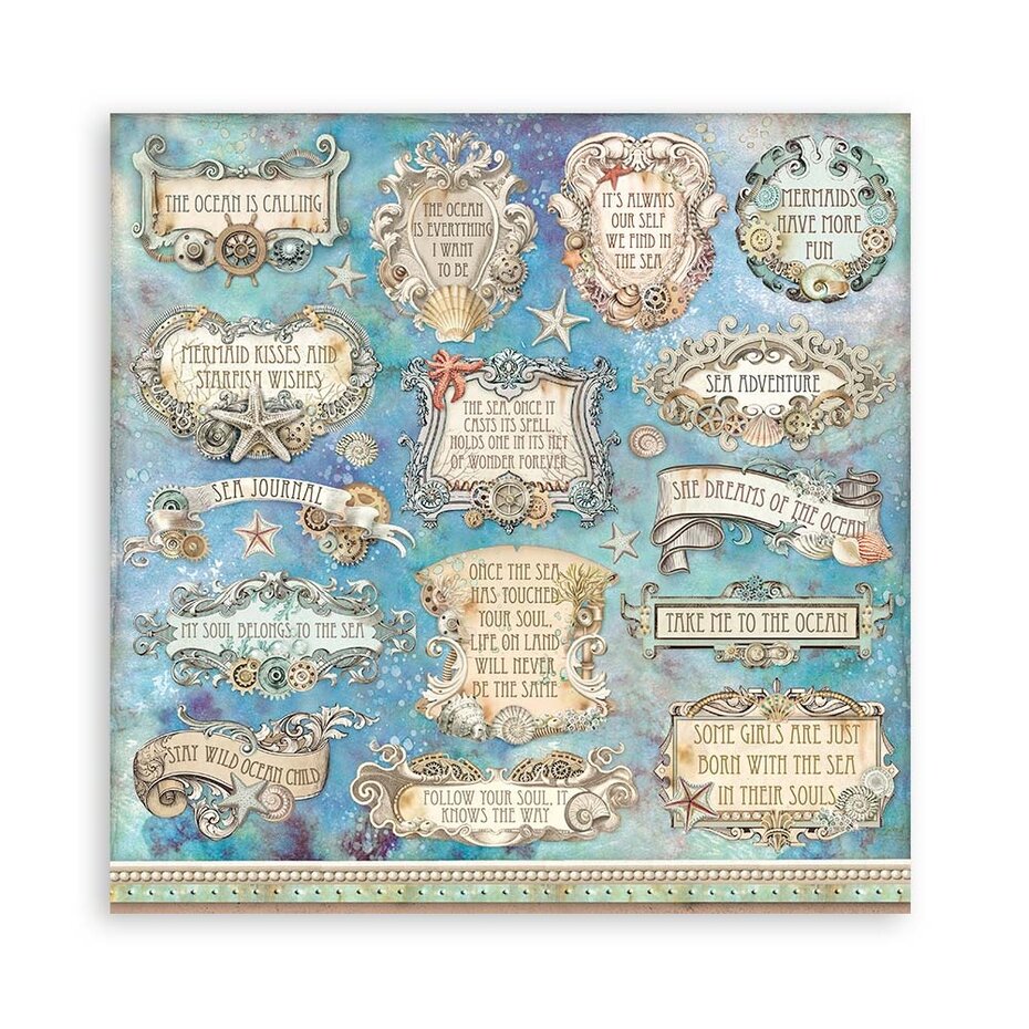 Songs of the Sea Paper Pack - Stamperia