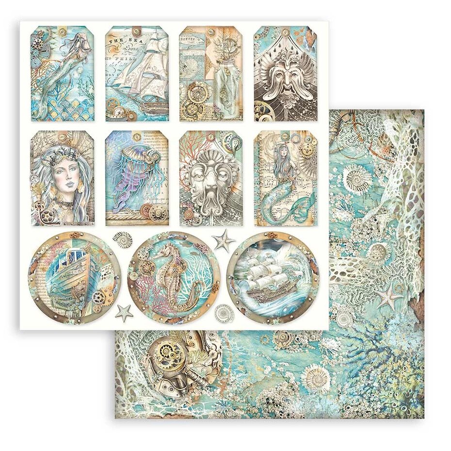 Songs of the Sea Paper Pack - Stamperia