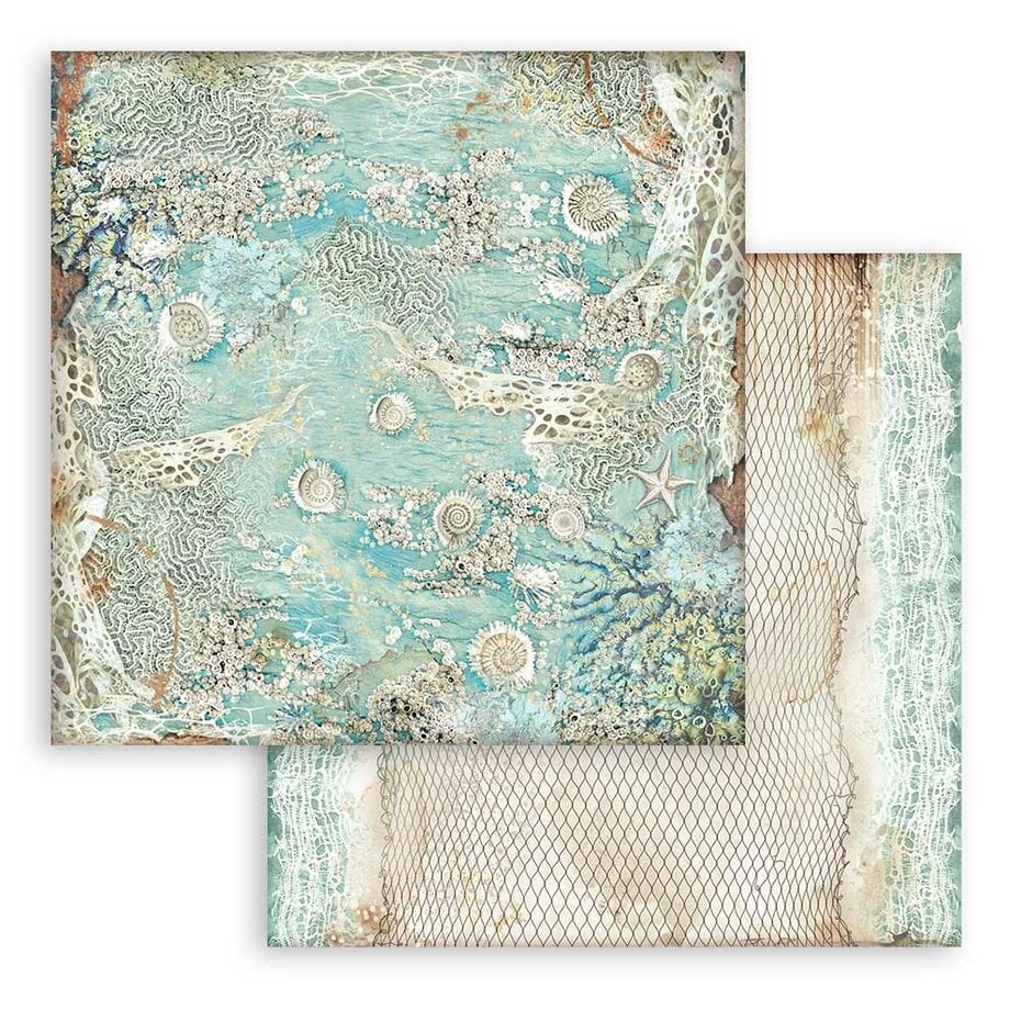 Songs of the Sea - Backgrounds Paper Pack - Stamperia