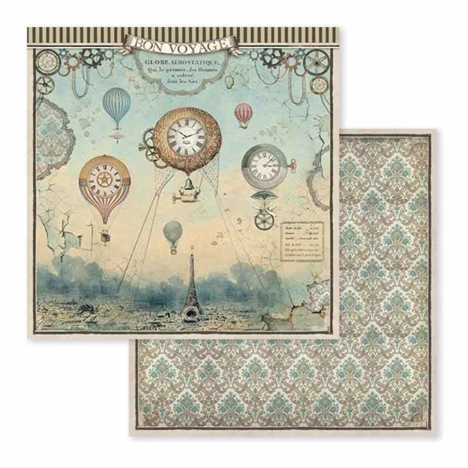 Voyages Fantastiques 12x12 Inch Paper Pack - Stamperia