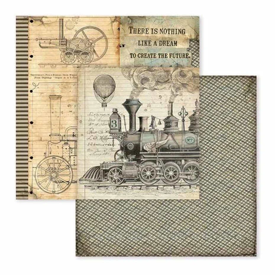 Voyages Fantastiques 12x12 Inch Paper Pack - Stamperia