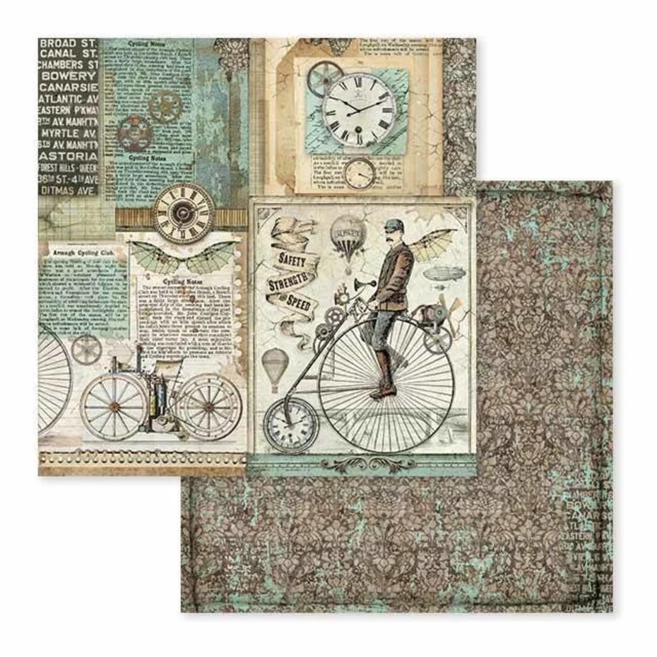 Voyages Fantastiques 12x12 Inch Paper Pack - Stamperia