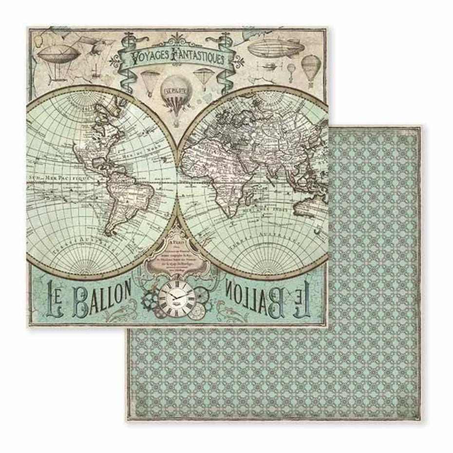 Voyages Fantastiques 12x12 Inch Paper Pack - Stamperia