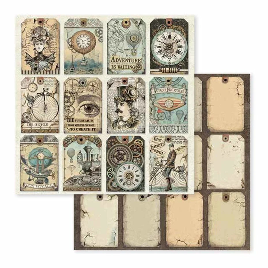 Voyages Fantastiques 12x12 Inch Paper Pack - Stamperia